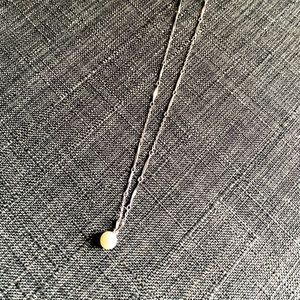 Silver and Pearl Necklace - Bridal Gift - 16.5”